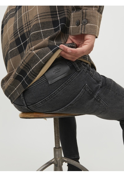 Jack & Jones Erkek Mike Original 425 Comfort Fit Jean Black Denim