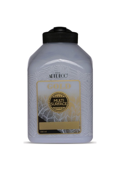 Gold Multi Surface Saten Akrilik Boya 500ml 341 İstiridye Gri No Color