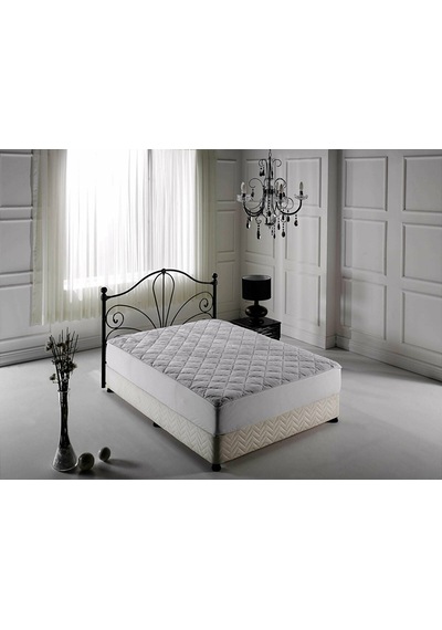 Doqu Home Comfyline Façalı Sıvı Geçirmez Alez Çift Kişilik 140 x 190 Beyaz
