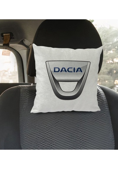Bk Gift Dacia Tasarımlı Kare Araç Koltuk Yastığı-1