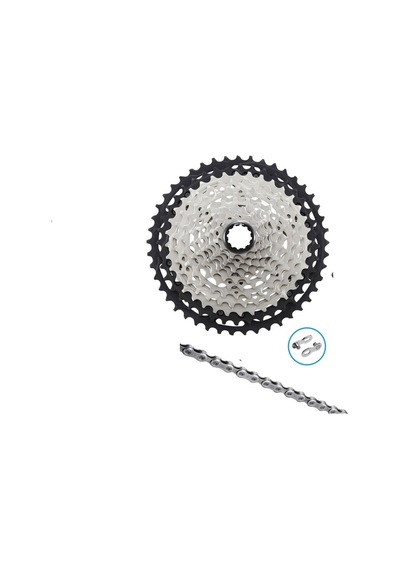 Shimano Deore Cs-m8100 10/51+cn-m8100 12'li Kaset Zincir Seti Siyah