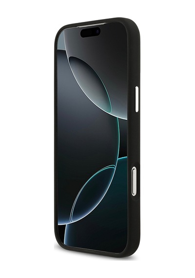 Apple Uyumlu iPhone 17 Pro Max Kılıf Lacoste Lisanslı M-safeli İkonik Metal Kamera Çerçeveli Silikon Kapak Siyah Siyah