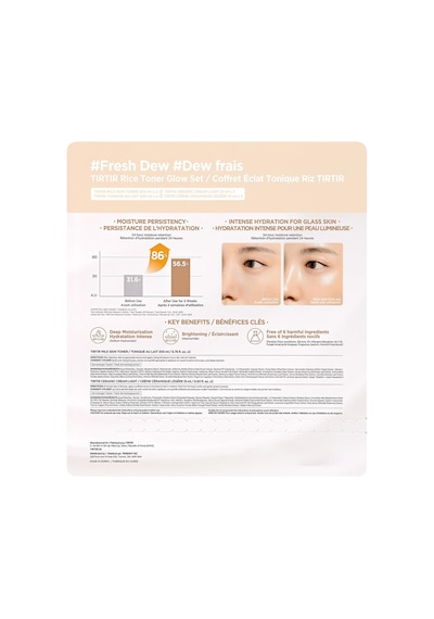 Tırtır Milk Skin Toner Ve Ceramic Cream Light Cilt Bakım Seti 2x200ml + 2x15ml