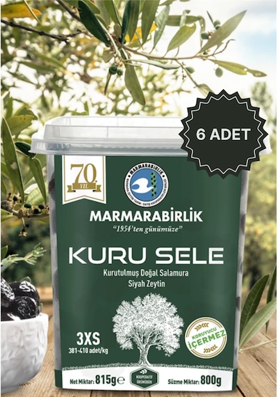 Marmarabirlik Pet Lüks Kuru Sele 381 - 410 6 x 800 G