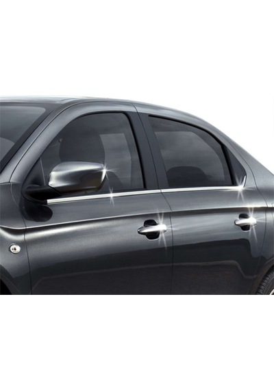 Citroen C-Elysee Cam Çıtası 6 Prç  Krom 2012 Ve Sonrası