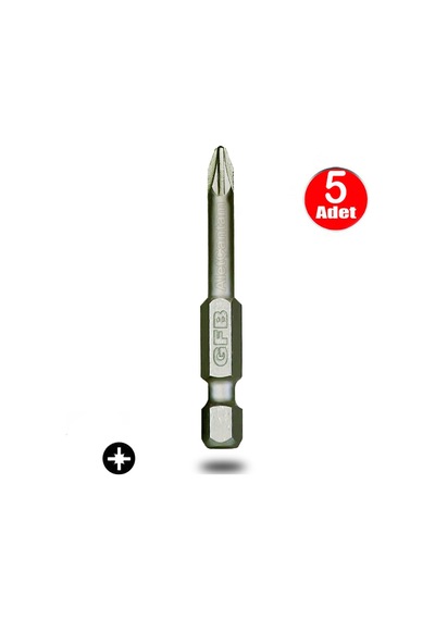 Aletçantam Gfb Bits Yıldız Uç Vidalama Matkap Ucu Pz1 X 50mm - 5 Adet