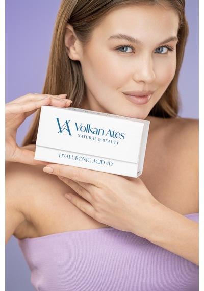 Volkan Ates Natural & Beauty Hyaluronic Acıd 4D   Yüz Serumu Cam Şişe 30 ML