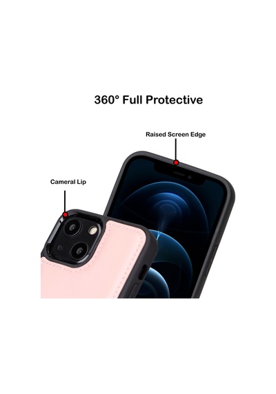 Bouletta Apple İphone 13 Mini Uyumlu Deri Arka Kapak Fxcp Nu2
