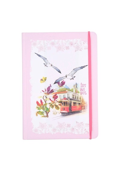 Deffter A5 Lastikli Defter Istanbul Çok Renkli