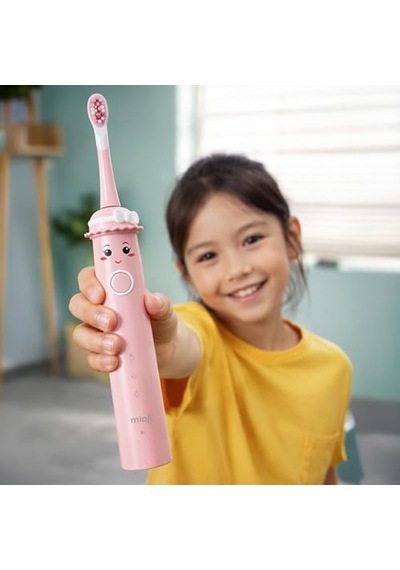Ayrex Mioji Oral B2 Kids Care Şarj Edilebilir Diş Fırçası Pembe + 4 Adet Fırça Başlık Diğer