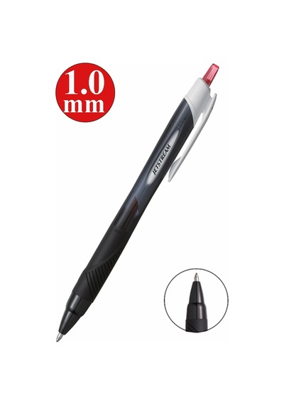 Jel Uçlu Pilot Kalem 1 Adet Uniball Jetstream Sxn-150s 1.0 Mm Roller Basmalı Pilot Kalem Roller Uçlu Likit Mürekkepli Kırmızı