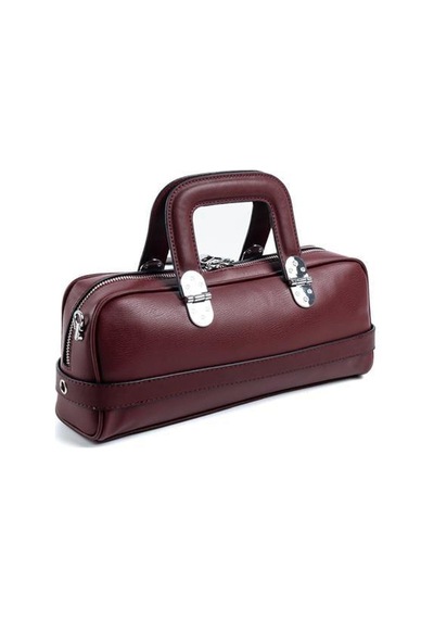 Silver Polo Sp1258 Kadın El Çantası Düz Bordo-bordo