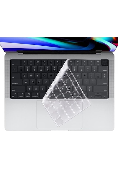 Apple Uyumlu MacBook Air M2 13.6inç A2681 Silikon Klavye Koruyucu