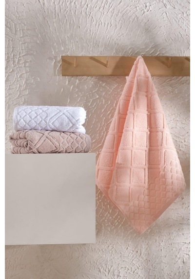 Microcotton %100 Pamuk 3 Lü El Yüz Havlu Seti 50x90 Cm Ultra Yumuşak Yüksek Emici Havlu Renkli