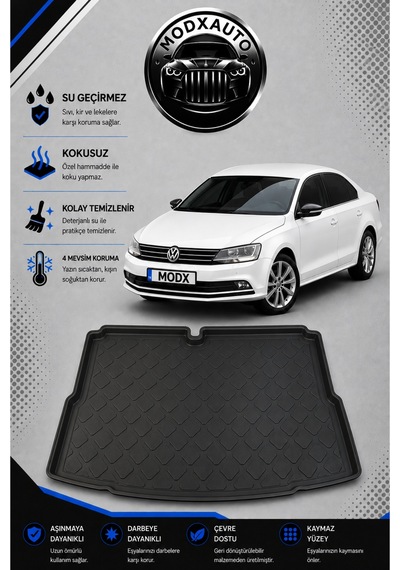Volkswagen Jetta 2015 Model Araca Özel Bagaj Havuzu Premium A+