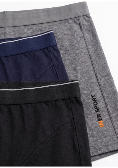 Just Inner Erkek Pamuklu Boxer Sport Premium Günlük Kullanım 134003 Antrasit