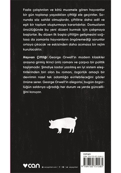 Hayvan Çiftliği (Ciltli) - George Orwell - Can Yayınları