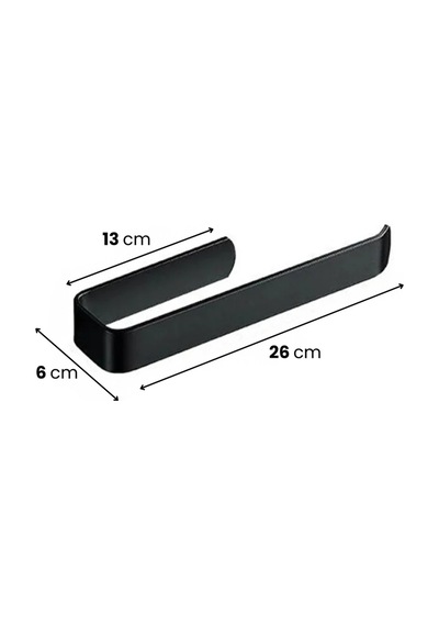 Yapışkanlı Duvar Tipi Metal Havluluk Modern Kağıt Havlu Tutucu - Havlu Askısı Beyaz Diğer