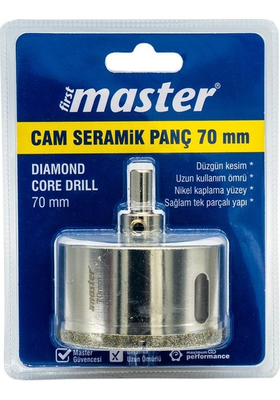 Master 530914 Cam Seramik Delme Panç 70 Mm