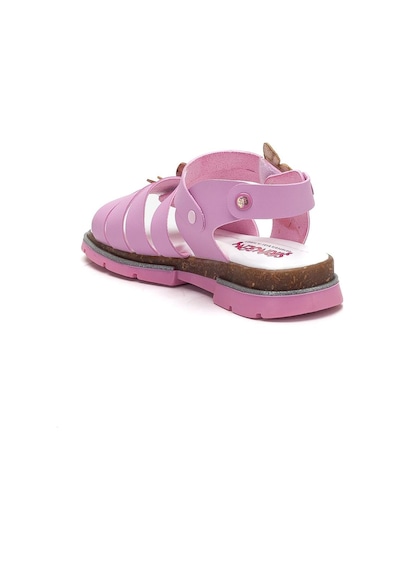 Dilimler Ayakkabı Şirin Genç Ortopedik Kelebek Pembe Kız Çocuk Sandalet-4143