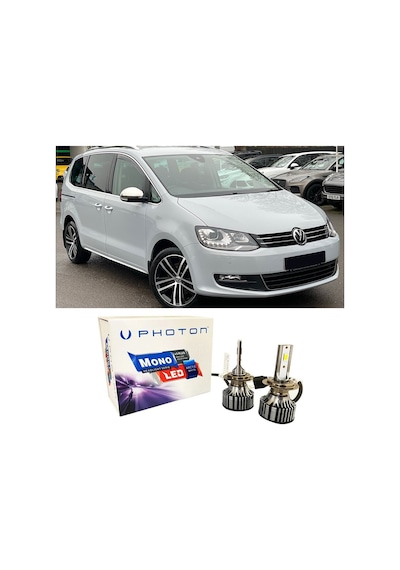 Vw Sharan Uzun Far Ampulü H7 Mono Yeni Seri Beyaz 2010-2020