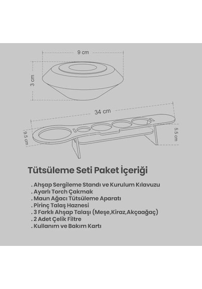 Unchained Workshop Viski Tütsüleme Seti Ve Sergileme Standı/kokteyl Tütsüleme Kiti/kahve Tütsüleme Seti Diğer