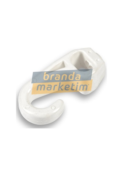 Plastik Lastik Kancası Beyaz-10 Adet