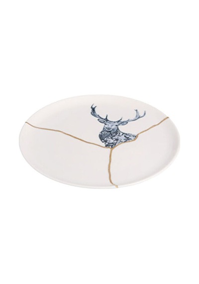 Porland Spirits Geyik Düz Tabak 20cm