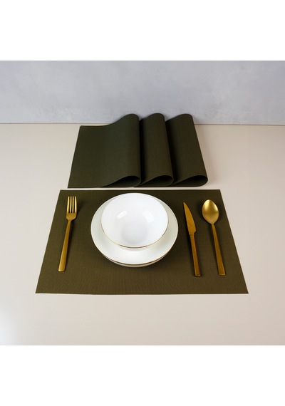 Maxstyle Harmony Pine 4 Parça Amerikan Servis 30x45 Cm Renkli