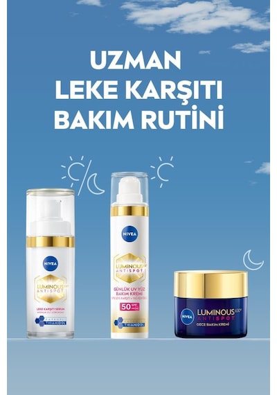 Nivea Luminous630 Thiamidol Etkili Leke Karşıtı Cilt Serumu Hyaluronik Asit Cilt Tonu Eşitleyici 30 ML