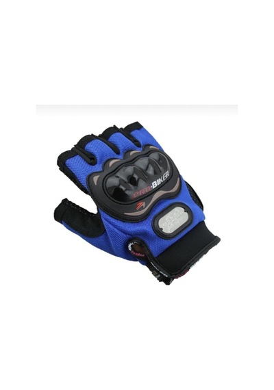 Leıdory Mavi Yarım Eldiven Kısa Taktik Spor Motosiklet Bisiklet Eldiveni - 797018596 Diğer