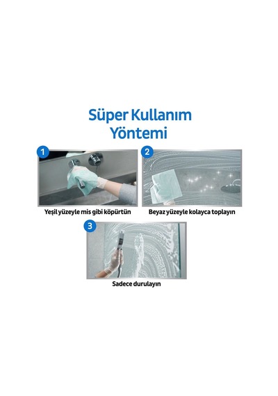 Easy Clean Süper Kireç Sökücü Yüzey Temizlik Havlusu&mendili 2x30 60 Yaprak Diğer