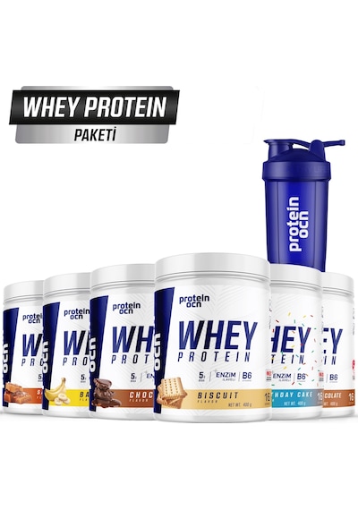 Proteinocean  Whey Protein™ Paketi - 6lı Paket - 400g x 6 Adet