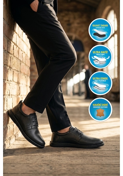 Ayakmod Premium 2298 M Siyah Erkek Günlük Ayakkabı