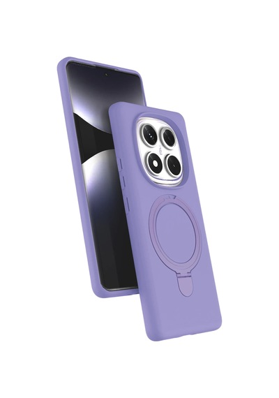 Uryport Xiaomi Redmi Note 14 Pro 5g Regal Magsafe Standlı Kapak - Lila