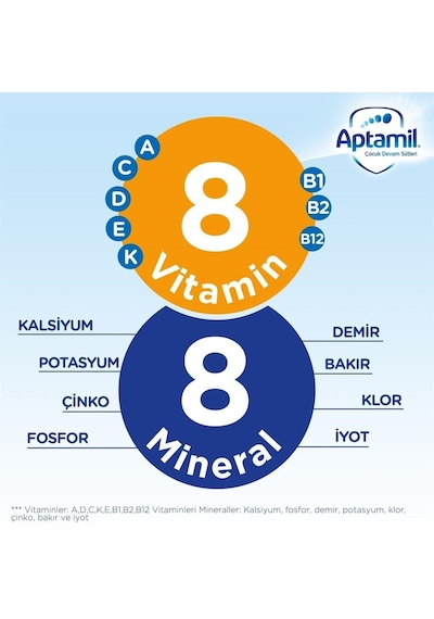 Aptamil 2 Bebek Sütü 1200 G 2 Adet
