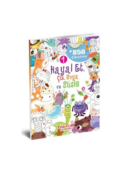 Hayal Et-çiz-boya-süsle 850 Çıkartma -1 - Ezjı-823919