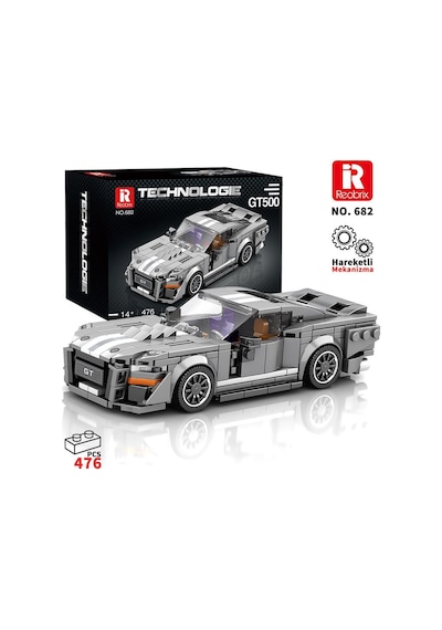 Reobrix Creator 682 Ford Shelby Gt500 Spor Araba Yaratıcı Yapı Blok Seti Building Blocks - 476 Parça
