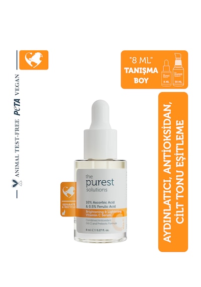 Tanışma Boy Aydınlatıcı Ve Cilt Tonu Eşitleyici C Vitamini Cilt Serumu 8 Ml