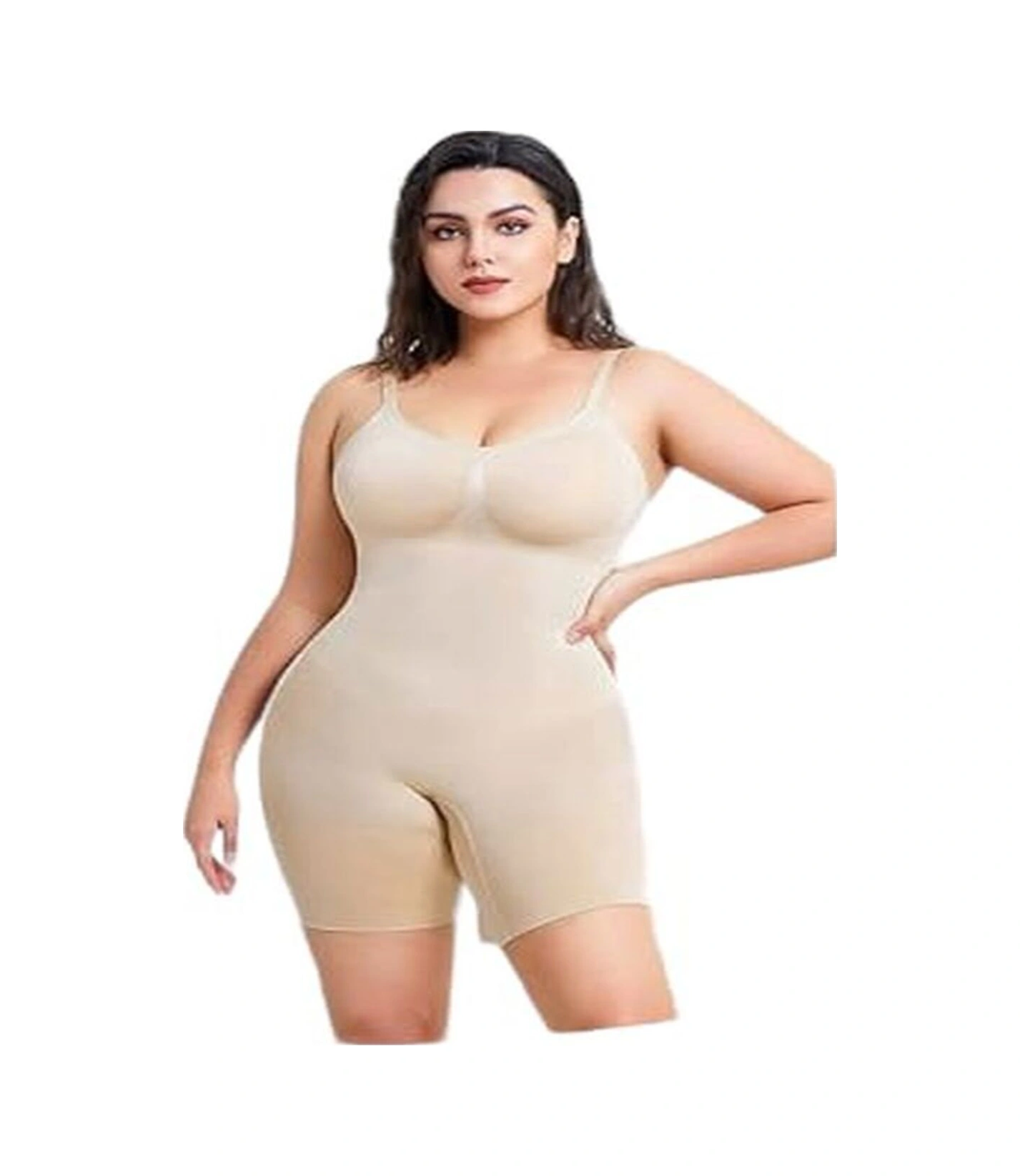 Tezzgelsin Kadın Ayarlanabilir İnce Askılı Tam Boy Dikişsiz Toparlayıcı Korse 3'lü Set Ten Rengi
