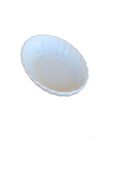 Kütahya Porselen Bone Luz Krem Oval Kayık 14,5x10x3,5cm 4 Lü Bnlzf15oks00 Çok Renkli