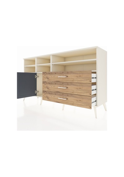 Kronos Konsol 8 Raflı 3 Çekmeceli Tek Kapaklı 176x59x99 Aytaşı-a Aytaşı-antrasit/çam Kronos Konsol 8 Raflı 3 Çekmeceli Tek Kapaklı 176x59x99 Aytaşı-a Aytaşı-antrasit/çam