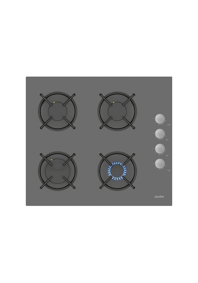 Simfer 4 Fonksiyon Trend Dijital Silver Power Turbo 3'lü Ankastre Set (Fırın + Ocak + Davlumbaz)