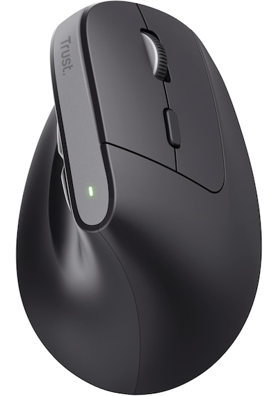 Trust 25146 Bayo Bluetooth + 2.4ghz. Şarjlı Ergonomik Dikey Mouse