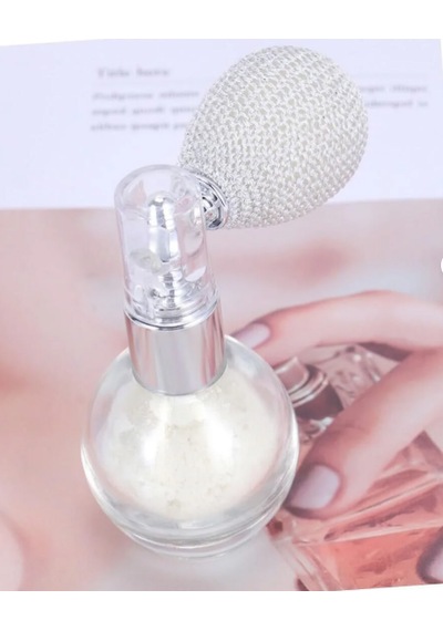 Beyaz & Silver Glitter Toz Sprey Işıltılı Yüz Ve Vücut Simi