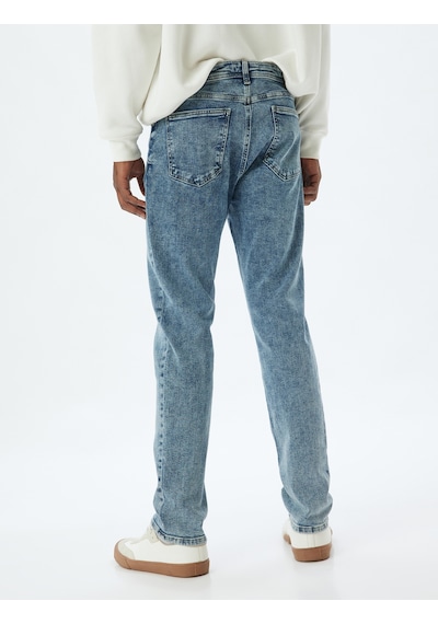 Koton Slim Fit Kot Pantolon - Brad Jean Açık İndigo 5wam40050nd Açık İndigo Koton Slim Fit Kot Pantolon - Brad Jean Açık İndigo 5wam40050nd Açık İndigo
