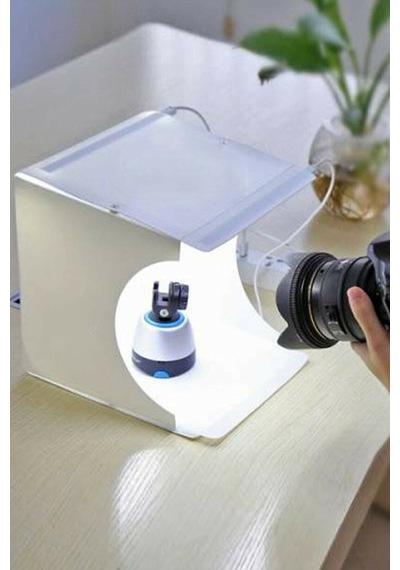 Katlanabilir Foto Çekim Kabini 22 X 22 Cm Profesyonel Ürün Çekim Çadırı