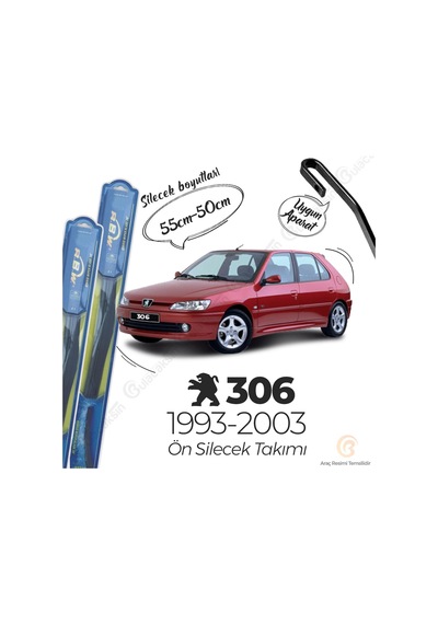 Peugeot 306 Ön Silecek Takımı (1993-2003) RBW Hibrit