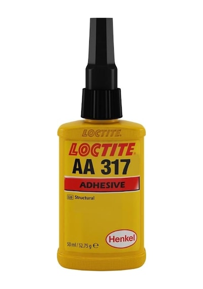 Loctite Aa 317 Cam Ve Metal İçin Akrilik Yapıştırıcı - 50 Ml.