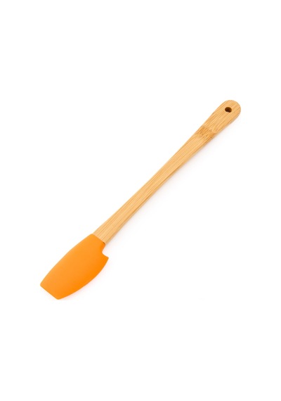 Mienn Servis Spatulası - Turuncu / Kahverengi - 23 Cm Çok Renkli
